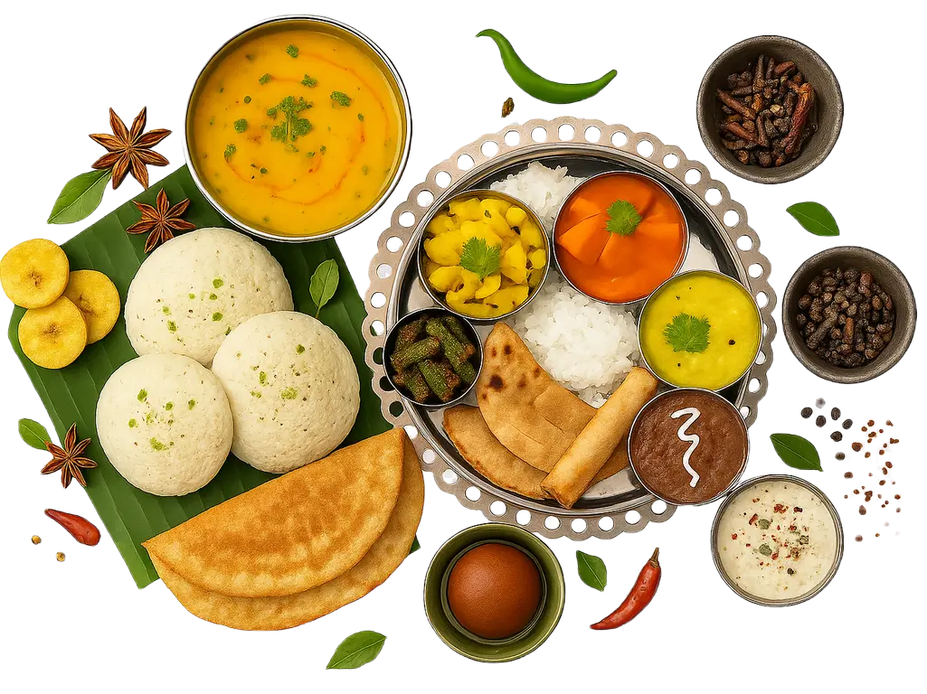 Indian cuisine background